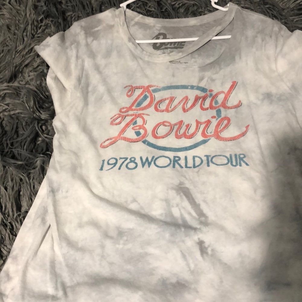 David Bowie 1978 world tour distress T-shirt